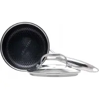 Kohersen Zwarte Kubusvormige Steelpan Met Deksel 16 Cm
