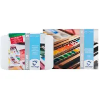 Royal Talens Van Gogh aquarelverf pocketbox + 3 gratis kleuren en postcards