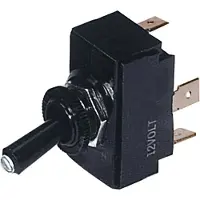 Sierra Tip Lit Toggle On-off Switch 11-tg40300 Zwart