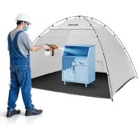 Vevor Draagbare spuitcabine-tent (295x292x202 cm werkoppervlak) Spuitcabine-tent voor spuitverven