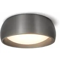 Artdelight Strakke plafondlamp Montana Ø15cm - Gun metal