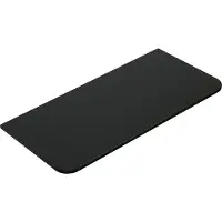 Wiesbaden Topblad sulora 80x48 cm afgeronde hoeken mat zwart