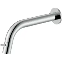 Alvoro Aura Wandfonteinkraan - Chroom - Messing - Kranen, Fonteinkranen, Inbouw Fonteinkranen