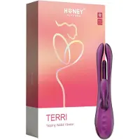 HoneyPlayBox Box Terri - App-gestuurde vibrator met clitorisstimulator (paars)