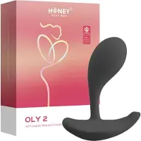Honey Play Box Oly 2 - App-gestuurde G-punt- en clitorisstimulerende vibrator (zwart)