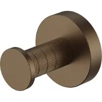 Alvoro Aura Handdoekhaak - Geborsteld Brons PVD - RVS 304 - Accessoires, Handdoekhouders, Handdoekhaken - 5404024129191
