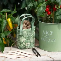 Viana Tuingereedschapset jute koord draadschaar plantenstaak