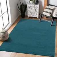 Muratap Uni effen laagpolig vloerkleed modern 250x250 cm vierkant