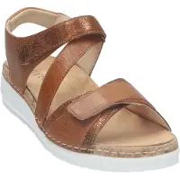 Durea 7431 Wijdte K Sandalen | Maat 8 Dames Cognac