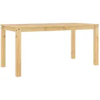 vidaXL Eettafel PANAMA 160x80x75 cm massief grenenhout