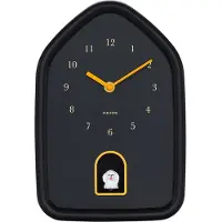 Karlsson Modern Doggy Wandklok | Ø29.1cm | Zwart