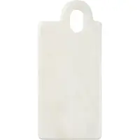Broste Copenhagen Olina snijplank 14x31 cm White marble