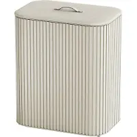 Joseph Joseph Tota Luxe 90L Wasmand Ecru, 2 compartimenten