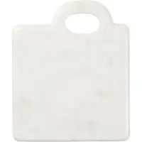 Broste Copenhagen Olina snijplank 14x17 cm White marble
