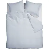 Ambiante Dekbedovertrek Satin Uni Licht Blauw Katoensatijn-260 x 200 / 220 cm | Extra Breed