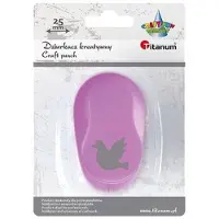 Titanum Decoratieve Perforator Duif 2,5 cm - Ideaal voor Knutselen en Decoratie