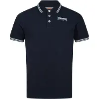 Lonsdale Shirt 'Eastleigh' donkerblauw / wit