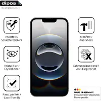Dipos – 2x Pantserfolie geschikt voor Apple iPhone 17e | 9H Screenprotector