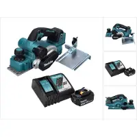 Makita DKP 181 RF1 accuschaaf 82 mm 18 V borstelloos + 1x oplaadbare accu 3.0 Ah + lader