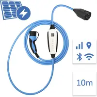 NRGKick Laadstations voor elektrische auto's, 32A Zuiver voor PV-gebruikers GSM/GPS/SIM Standaard 10m WLAN (Type 2, 22 kW, 32 A, CEE 32)
