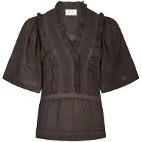 Neo Noir Blouse Evienne Bruin dames