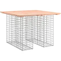 vidaXL Tuintafel schanskorfontwerp 100x102x72 cm massief douglashout