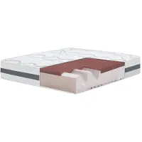 THE WHITE STONE Traagschuimmatras - - 220x240 cm - dikte 27 cm - Hypoallergeen - Zelfvormend