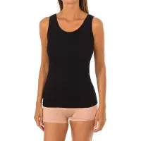 Q-En Dames Bamboo Brede Band Ondershirt Q701