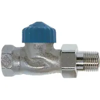 Heimeier radiator afsluiter 3/4 inch recht