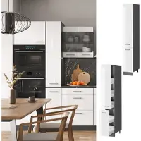 Vicco R-Line Apotheekkast – 30 cm Wit Hoogglans