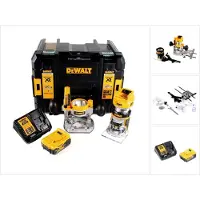 DeWalt DCW 604 P1 accu combifrees 18V 55mm + 1x accu 5.0Ah + lader + TSTAK