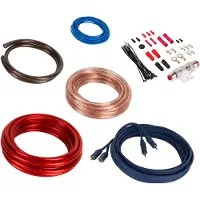Krüger&Matz Auto HiFi Kabel, Montageset voor versterker
