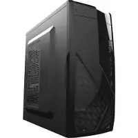 Aerocool CS-1102 Midi-tower, zwart