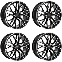CARMANI 4 velgen, model 20 Ludwig, 6,5x16 inch, ET38, 5x100 boutgaten, geschikt voor MG ZS