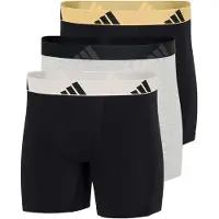 Adidas Lange onderbroek ' Active Flex Cotton ' grijs gemêleerd / zwart