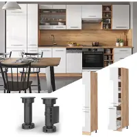 Vicco Fame-Line Apotheekkast – 30 cm Wit Hoogglans