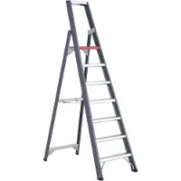 Altrex Falco FEO 7 Trap - Enkel - Aluminium Met Coating - 7 Treden - Max. Werkhoogte 3,65m