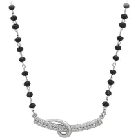 Gaya Ketting zwart / zilver