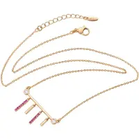 Gaya Ketting rose-goud / pink