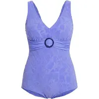 Ulla Popken Badpak royal blue/koningsblauw