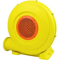 JOIEYOU 450W Elektrische luchtblazer, luchtpomp voor springkussens, ventilator met handvat en groot voetstuk. Draagbare, continue luchtstroommachine voor opblaasbaar speelgoed