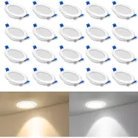 XINZI 20 x 5W LED inbouwspots. LED plafondspots. LED inbouwspots. Inbouwspots. Spotlights. LED plafondverlichting - Koelwit
