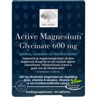 New Nordic Active Magnesium Glycinate 600 mg - 60 tabletten