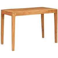 vidaXL Eettafel Bruin 110 x 55 x 76 cm Massief Acacia Hout