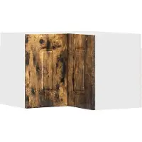 vidaXL Vaatwasserpaneel Kalmar Rook Eiken 57 x 57 x 40 cm Bewerkt hout