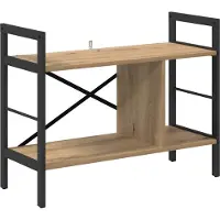 vidaXL Boekenplank 3-laags 75 x 30 x 58,5 cm Bewerkt hout