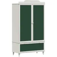 vidaXL Creatieve opslag voor kinderen ROROS Wit 90 x 45 x 165 cm