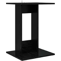 vidaXL Bijzettafel Zwart Eiken 45 x 40 x 62,5 cm Bewerkt hout