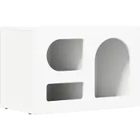 vidaXL TV Kast ELST 60 x 35 x 40 cm Wit Bewerkt hout