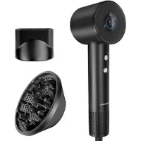 Aigostar AirJet - High Speed Föhn met Diffuser - 110.000RPM - 1600W - Zwart